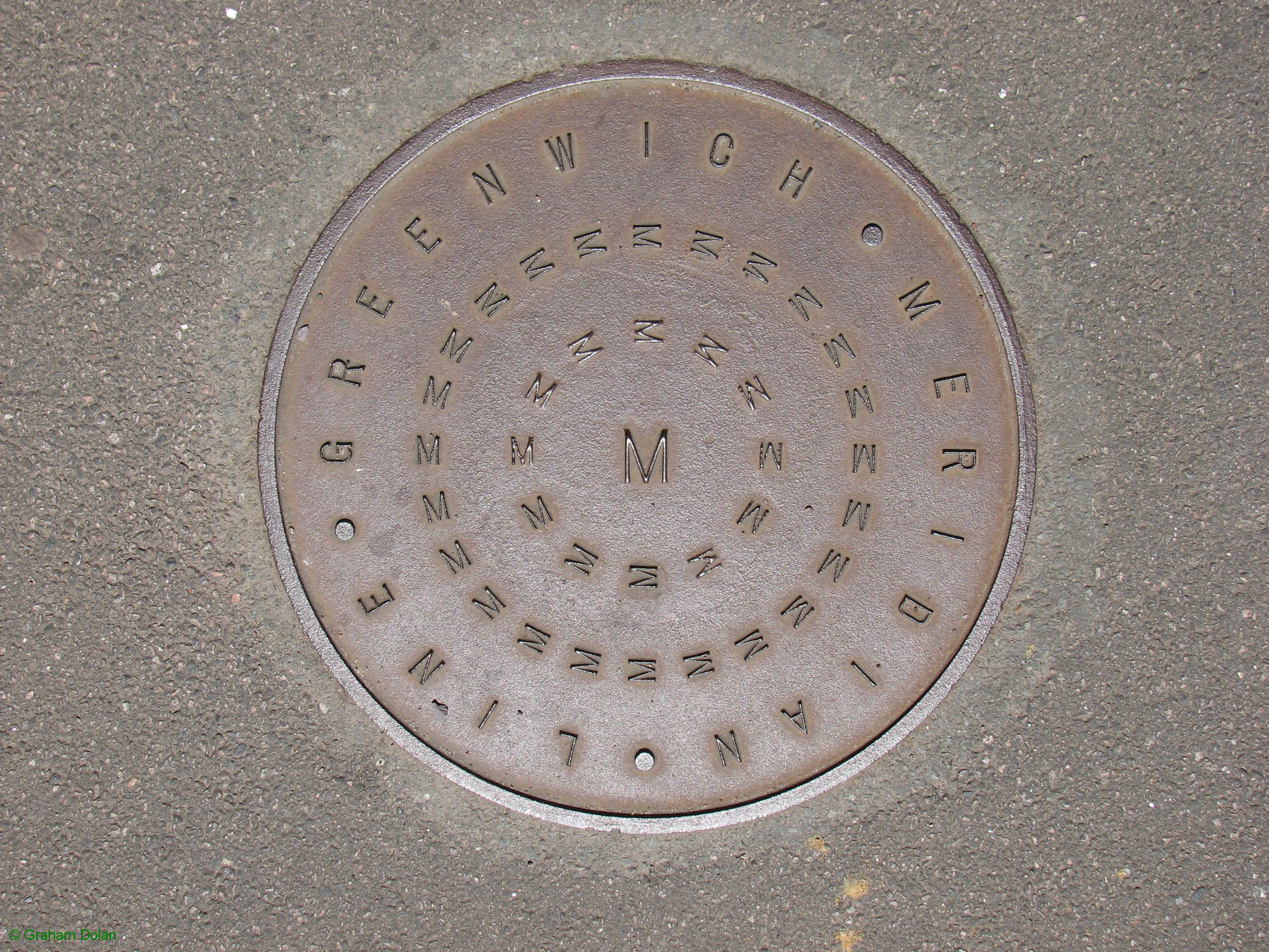 Greenwich Meridian Marker; England; LB Waltham Forest; Walthamstow (E17)